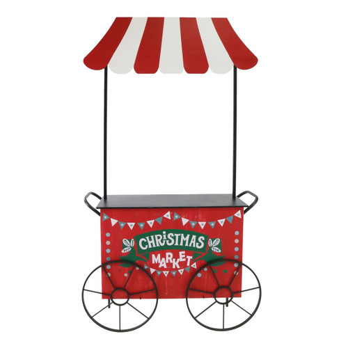 Christmas Floral Cart Display Garden Stall Trolley Christmas Floral Cart Display Garden Stall Trolley