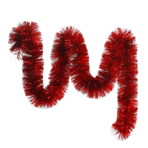 Red Tinsel Garland