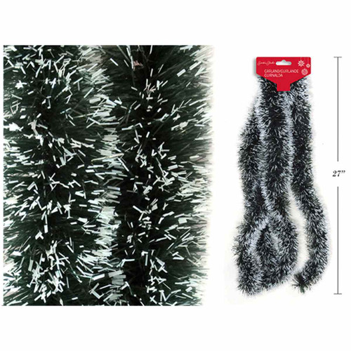 Tinsel Pine Garland Snow-Tipped Tinsel Pine Garland Snow-Tipped