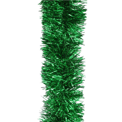 Lush Green Christmas Tinsel Garland Lush Green Christmas Tinsel Garland