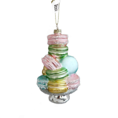 Macaron-Inspired Glass Ornament Pastel Delight