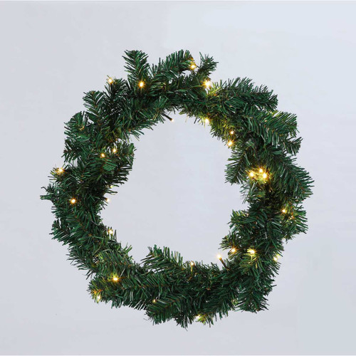 Pre-Lit Timberland Spruce Wreath Pre-Lit Timberland Spruce Wreath