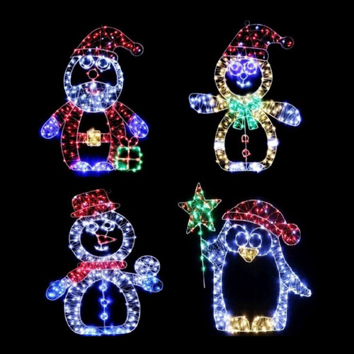 LED Starry Wire Christmas Characters – 4 Festive Styles LED Starry Wire Christmas Characters – 4 Festive Styles