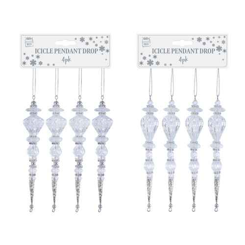 Christmas Elves Icicle Pendant Drop Set