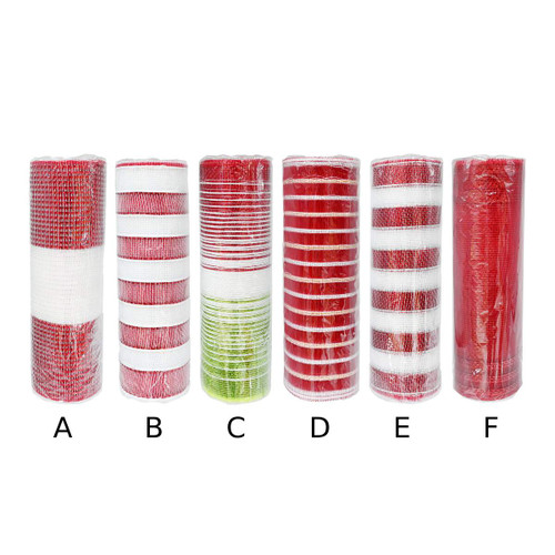 Festive Decorative Wide Ribbon for Trees & Gifts (6 Styles)