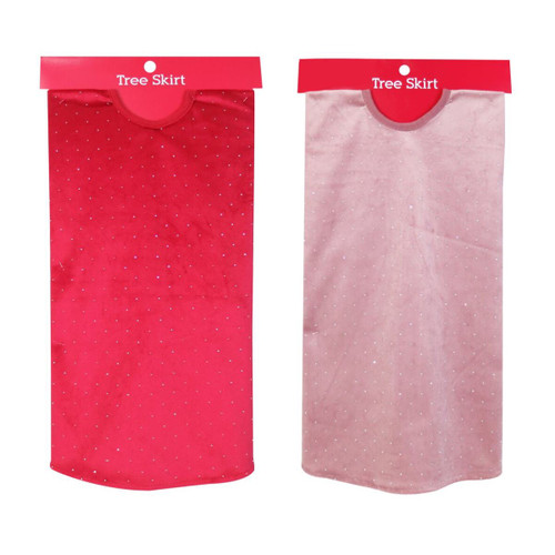 Holiday Peppermint Twinkly Tree Skirt (2 Styles)