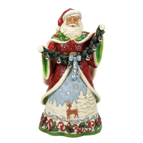 Jim Shore Santa with Bell Garland (Collector's Edition)