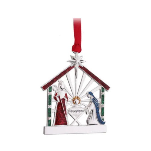 Hanging Nativity Ornament