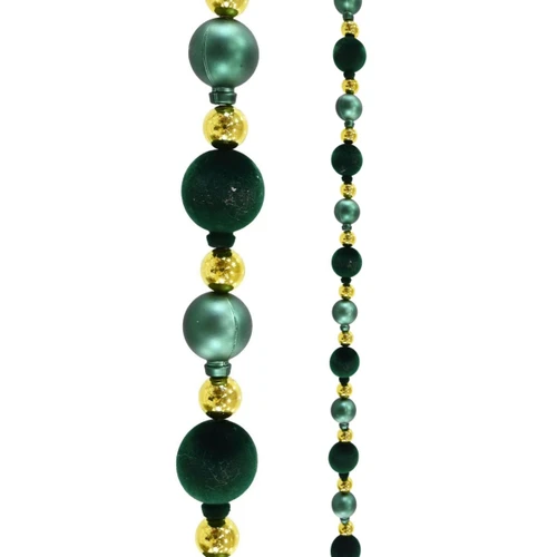 Flocked Bauble Garland