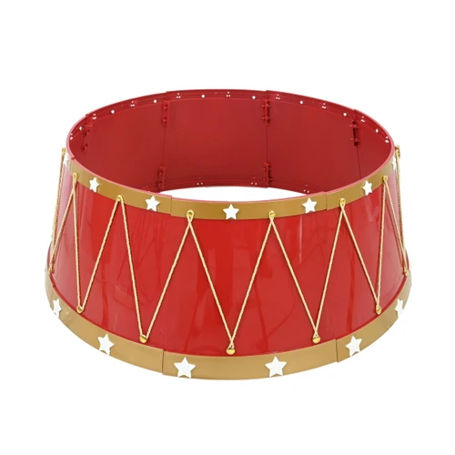 Decorative Red and Gold Tree Skirt