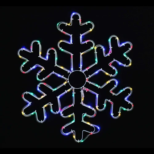 Flashing Solar Multicolour Snowflake