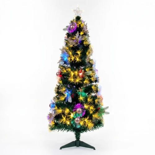 Multicolour Fibre Optic Christmas Tree - 120cm