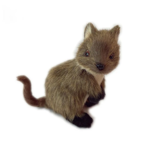 Faux Fur Hanging Quokka Christmas Ornament