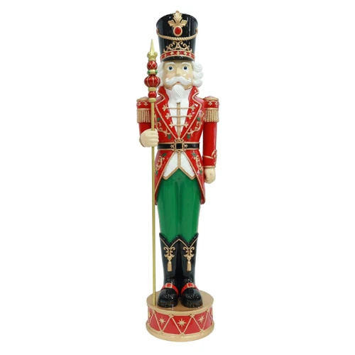 Premium Life-Size Traditional Nutcracker Soldier Display