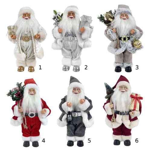 Santa Claus Figurine Assortment (6 Styles)