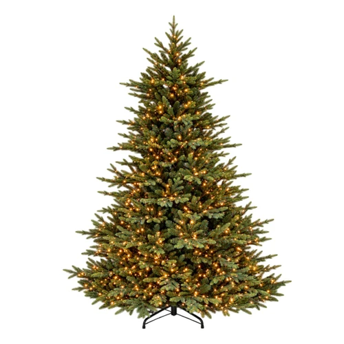 7.5FT Prelit Alpine Pine Christmas Tree