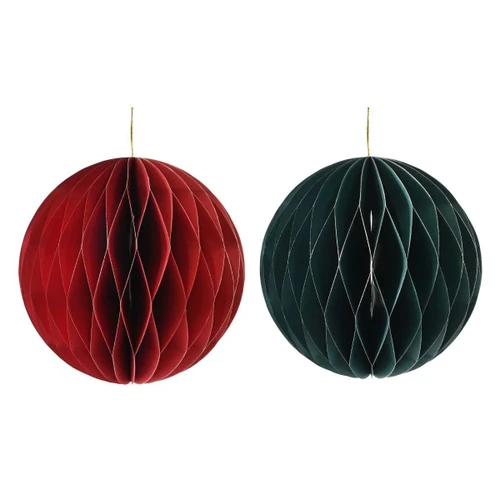 Honeycomb Paper Hanging Christmas Bauble - 2 Styles