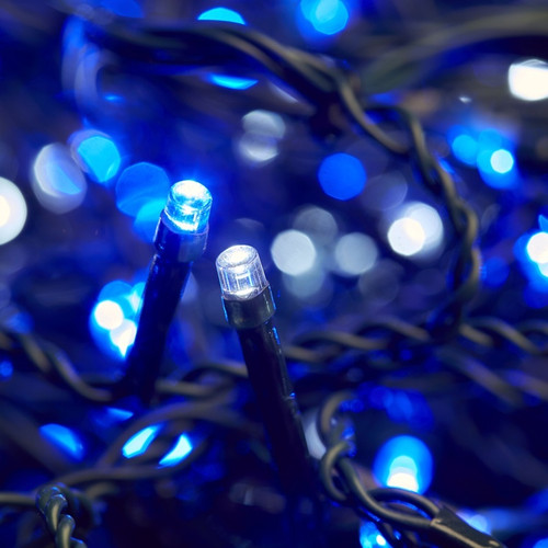 400 LED Connectable Icicle Lights - Blue White 400 LED Connectable Icicle Lights - Blue White