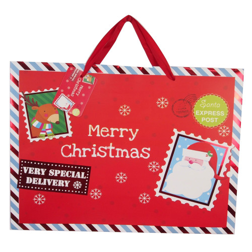 Red Santa Express Gift Bag Red Santa Express Gift Bag