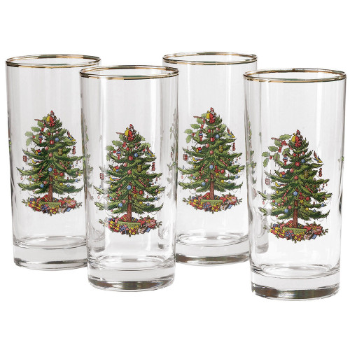 This set of Spode Christmas Tree Highball Glasses are loved for the nostalgia and fond memories of Christmases past, the Spode Christmas Tree collection of kitchenware and serveware is one of the world's best known festive designs since production began.
This set of Spode Christmas Tree Highball Glasses are loved for the nostalgia and fond memories of Christmases past, the Spode Christmas Tree collection of kitchenware and serveware is one of the world's best known festive designs since production began.
