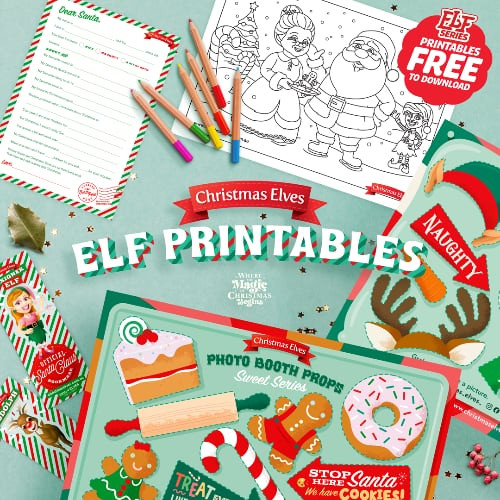 Unwrap Christmas Fun with 15 Free Elf Printables for Kids