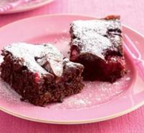 Christmas Chocolate, Raspberry and Toblerone Brownies