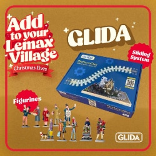 Bring your Christmas Village to Life with Glida moving figurines from Christmas Elves