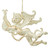 White & Gold Cherub Hanging Ornament