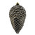 Brown Glittered Hanging Pinecone
