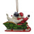 Jim Shore Hanging Santa and Frosty In Sleigh 