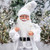 Tabletop Silver White Santa Claus 