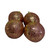  Peach Glitter Baubles (4pk) 