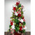 Green Poinsettia in Grinch Christmas Tree