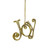 Gold Hanging Joy Ornament