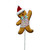 Christmas Gingerbread Man On Stick 