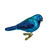 Indigo Bunting Glass Ornament 