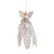 Fabric Fairy Ornament Silver Leaf Dress