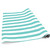La La Land Turqoise Stripe Wrapping Paper Roll - 70cm
