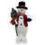 Animated Snowman With Sign And Snowball (LED Lights and Musical) - 54cm