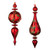 Red Glass Holly Finial Ornament (2 Styles) 