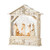 Musical Lightup Nativity Creche Snowdome 