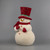 Red and White Snowman Red Hat Decor