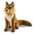  Red Sitting Plush Fox