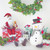 Santa Scene with Snowman Styled Festive Decor