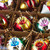  Bright Festive Vintage Hanging Ornaments (Set of 12) 