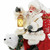 Festive Polar Bear Express with Santa Decor