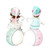 Katherines Collection Pastel Christmas Elves on Ornament (2 Styles) 