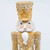 Festive Gold Nutcracker with Intricate Detail