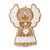 Angel Gingerbread Hanging Ornament 