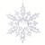 Frosted Snowflake Ornament - 20cm